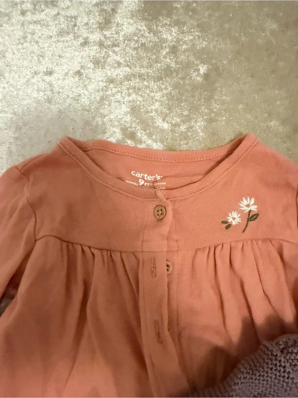 Baby Floral Knit Set and Mixed Bottoms - Pink, Coral, Mauve, Green